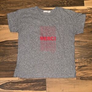 Vintage Rag and Bone Gray Merci T-Shirt